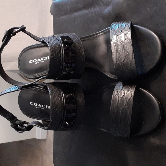 Coach Shoes - Coach Block heel Sandals